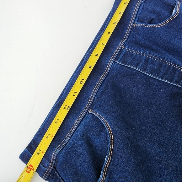 Gloria Vanderbilt All Around Slimming Effect Straight Blue Jeans 32x25 Cropped 8 - Picture 7 of 10